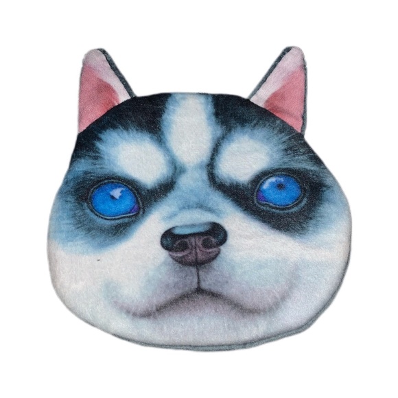 BLUE EYED HUSKY COIN PURSE NWT - Picture 6 of 6